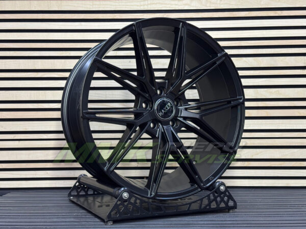 R19X8.5 5X112 ET40 66.6 HX043 Black Half Matt (BLHM) HAXER - Aluminija A riepas