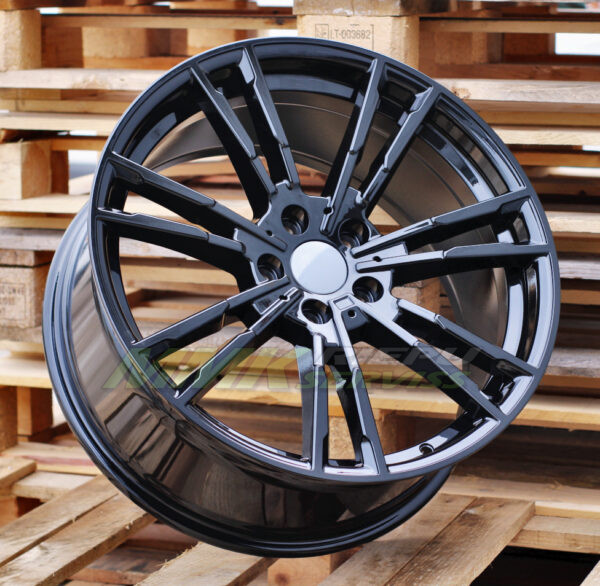 R19X9.5 5X112 ET38 66.6 A7065 (BY1356) Black (BL) - Aluminija A riepas