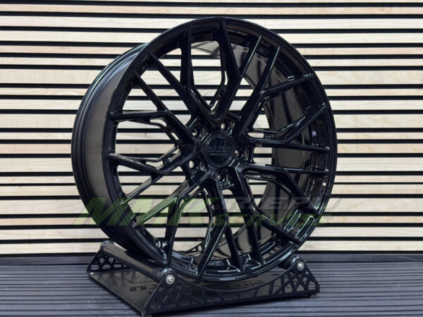 R20X10.5 5X120 ET30 72.6 HX015F (3S5981) Black (BL) HAXER HYBRID FORGED - Aluminija A riepas