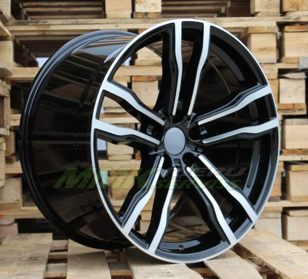 R20X10 5X120 ET40 74.1 BY588 (DLJ588) Black Polished (MB) BMW - Aluminija A riepas