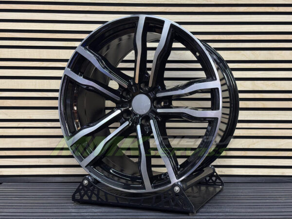 R20X11 5X120 ET37 74.1 BY588 (DLJ588) Black Polished (MB) - Aluminija A riepas