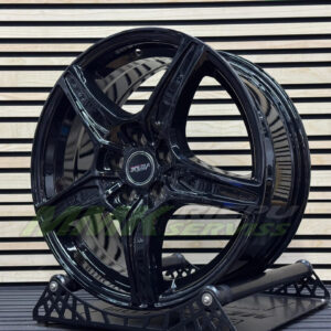 R16X6.5 5X108 ET50 63.4 Venue VL5 Gloss Black - Aluminija A riepas