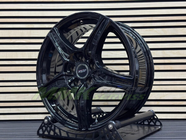 R16X6.5 5X108 ET50 63.4 Venue VL5 Gloss Black - Aluminija A riepas