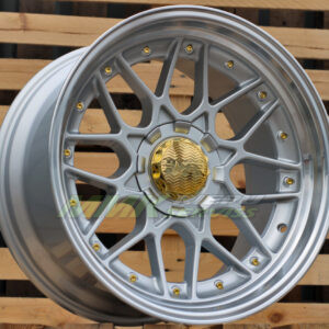 R18X8 10X120/112 ET30 72.6 HX025 (HX025) Silver+Polished Lip (SP) HAXER - Aluminija A riepas