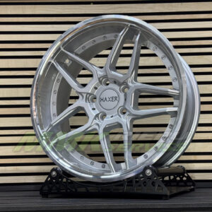R19X10 5X120 ET40 72.6 SSA01 (HX030) Silver+Polished Lip (SP)