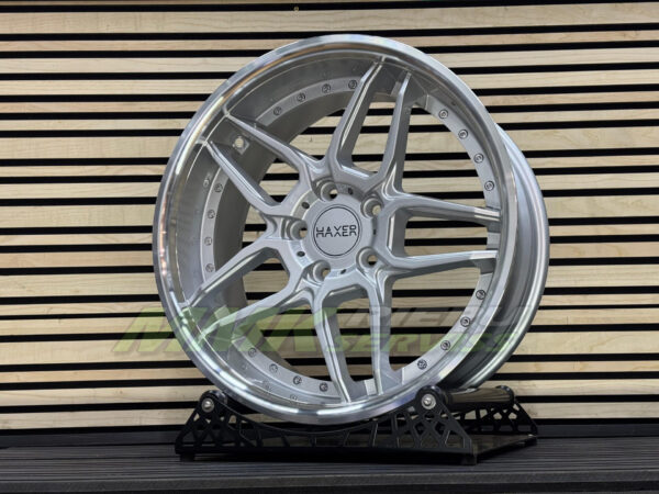 R19X10 5X120 ET40 72.6 SSA01 (HX030) Silver+Polished Lip (SP)