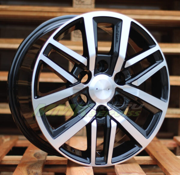 R17X7.5 5X112 ET42 66.6 B1155 Black Half Matt (BLHM) - Aluminija A riepas