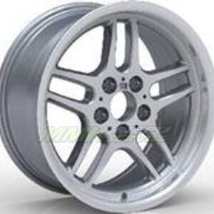 R17X9 5X120 ET20 74.1 A5913 Silver+Polished Lip (SP) BMW - Aluminija A riepas