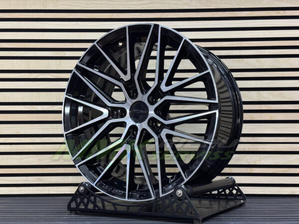 R18X8 5X108 ET40 73.1 ARCEO SEVILLA Black Diamond - Aluminija A riepas