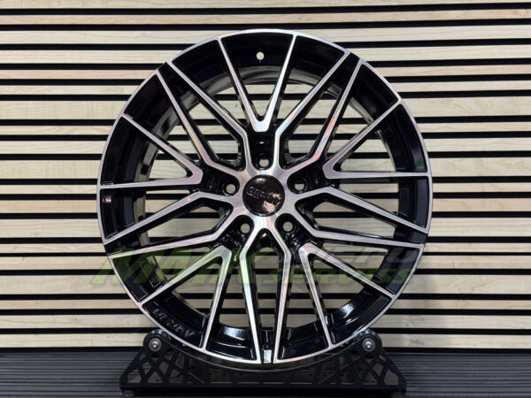 R18X8 5X108 ET40 73.1 ARCEO SEVILLA Black Diamond - Aluminija A riepas