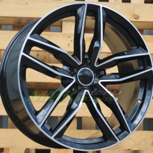 R19X8.5 5X112 ET39 66.5 BK690 (BY1126) Black Polished (MB) AUDI - Aluminija A riepas