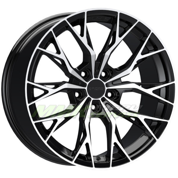 R20X10 5X112 ET40 66.6 ARCEO ROMA Black Diamond - Aluminija A riepas