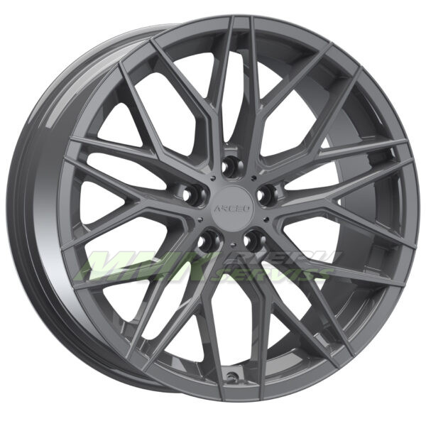 R20X9 5X120 ET30 72.6 ARCEO VALENCIA Titanium - Aluminija A riepas