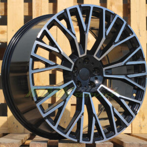 R21X9.5 5X112 ET37 66.6 3S1111 Black Polished (MB) BMW X5 HYBRID FORGED - Aluminija A riepas