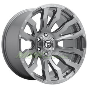 R22X12 6X139.7 ET-44 106.0 Fuel D693 Blitz Platinum - Aluminija A riepas
