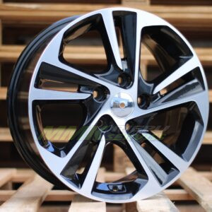 R16X6.5 5X114.3 ET45 67.1 B5210 Black Polished (MB) HYUNDAI - Aluminija A riepas