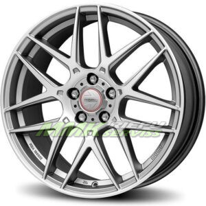 R17X7.5 5X112 ET35 79.6 Momo Competizione Titan-Silver Polished - Aluminija A riepas