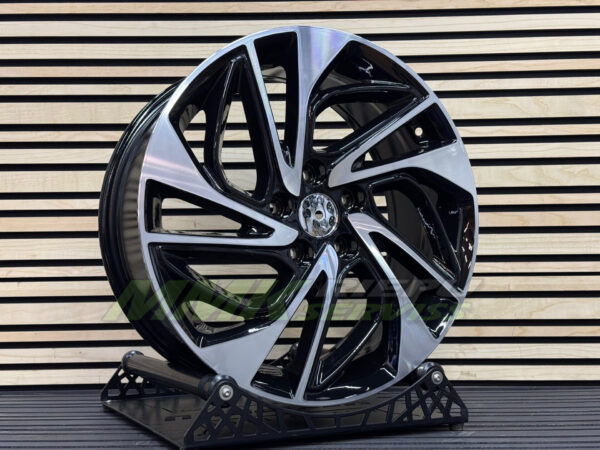 R18X7.5 5X114.3 ET51 67.1 B5518 Black Polished (MB) - Aluminija A riepas