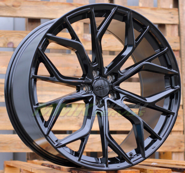 R18X8 5X114.3 ET42 67.1 HX041 Black (BL) HAXER - Aluminija A riepas