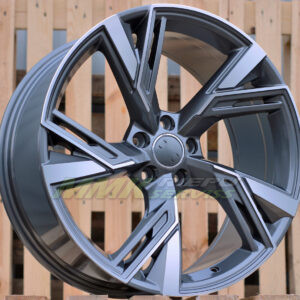 R19X8.5 5X112 ET30 66.5 B1571 (FBX154) Grey Polished (MG) AUDI - Aluminija A riepas