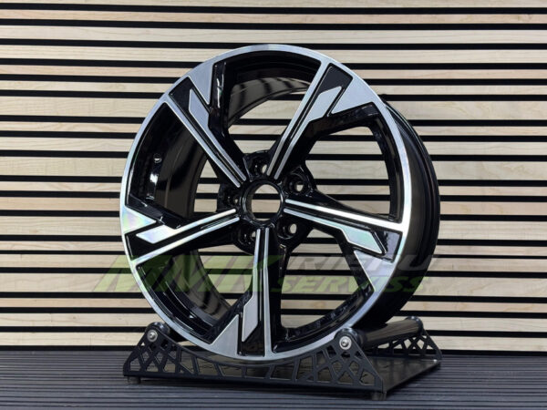 R19X8.5 5X112 ET32 66.5 B5419 Black Polished (MB) - Aluminija A riepas