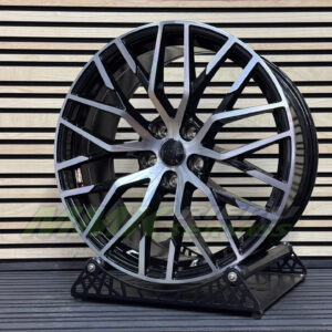 R19X8.5 5X112 ET35 66.5 XFE30 (IN1074) Black Polished (MB) - Aluminija A riepas