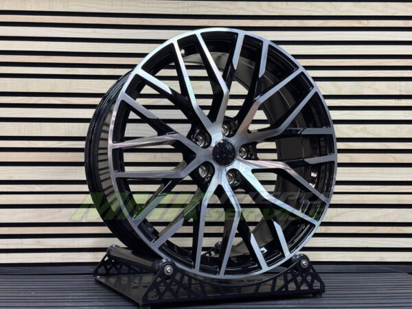 R19X8.5 5X112 ET35 66.5 XFE30 (IN1074) Black Polished (MB) - Aluminija A riepas