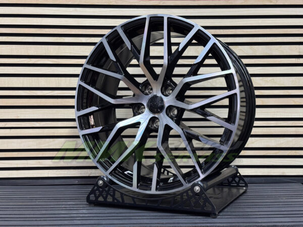 R19X8.5 5X112 ET35 66.5 XFE30 (IN1074) Black Polished (MB) - Aluminija A riepas
