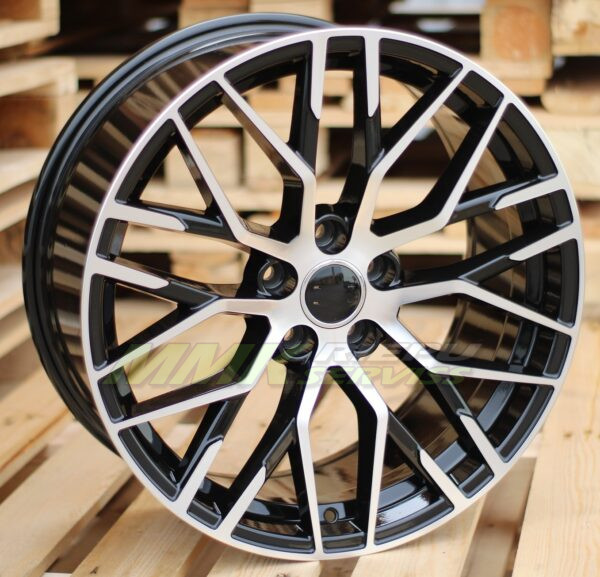 R19X8.5 5X112 ET35 66.5 XFE30 (IN1074) Black Polished (MB) AUDI - Aluminija A riepas