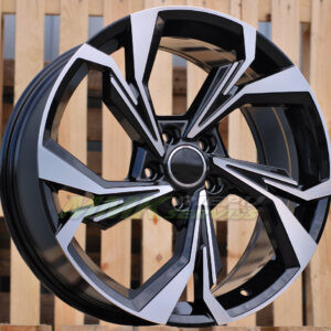 R19X8 5X112 ET35 66.5 B5893 (IN5534) Black Polished (MB) AUD - Aluminija A riepas