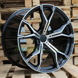 R20X10.5 5X112 ET40 66.6 B5498 Black Polished (MB) - Aluminija A riepas