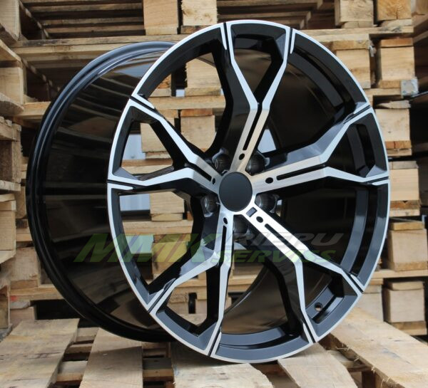 R20X10.5 5X112 ET40 66.6 B5498 Black Polished (MB) - Aluminija A riepas