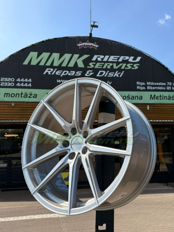 R17X7.5 5X114.3 ET35 73.1 ARCEO MONACO Silver Diamond - Aluminija A riepas