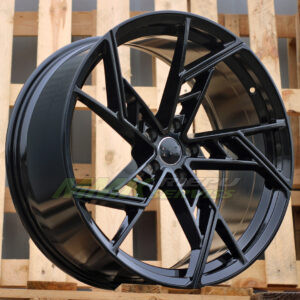 R18X8 5X112 ET35 66.5 I5611 Black (BL) AUDI ABT Style - Aluminija A riepas