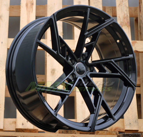 R18X8 5X112 ET35 66.5 I5611 Black (BL) AUDI ABT Style - Aluminija A riepas