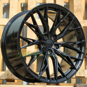 R18X8 5X112 ET35 66.6 HX042 (IN0387) Black (BL) HAXER - Aluminija A riepas