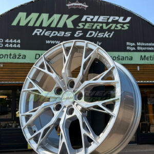 R18X8 5X120 ET35 72.6 ARCEO ROMA Silver Diamond - Aluminija A riepas