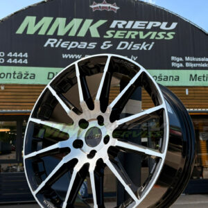 R19X8 5X112 ET30 73.1 ARCEO ASW03 Black Diamond - Aluminija A riepas