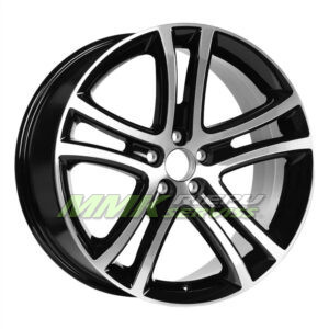 R17X7.5 5X112 ET35 73.1 EMR S1035 Deep Black Diamond Gloss - Aluminija A riepas