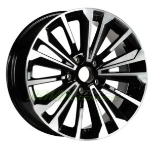R17X7.5 5X114.3 ET40 67.1 EMR S1019 Deep Black Diamond Gloss - Aluminija A riepas