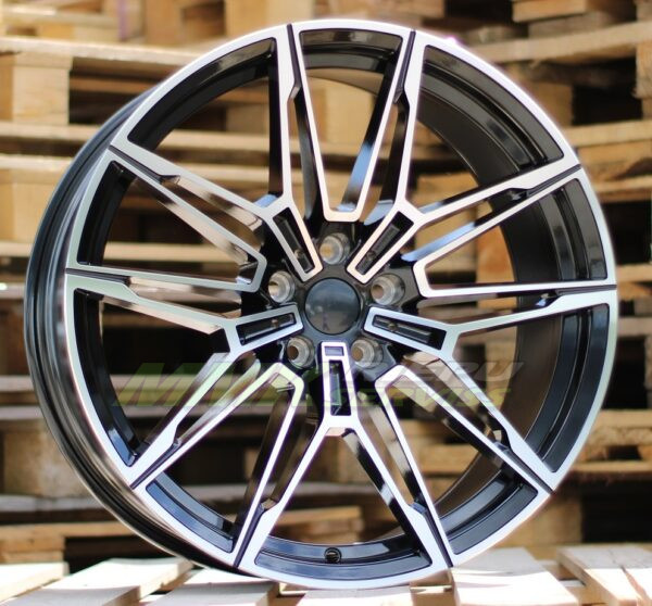 R19X8.5 5X120 ET33 72.6 EMR DY929 Black Diamond - Aluminija A riepas