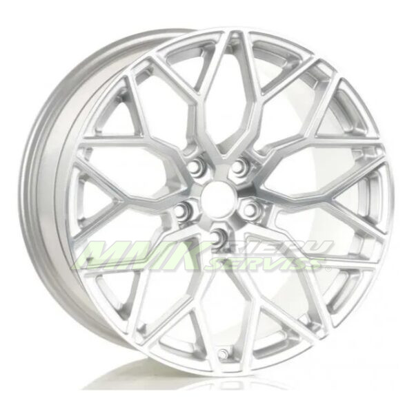 R19X9.5 5X112 ET37 73.1 EMR A319 Silver Diamond - Aluminija A riepas