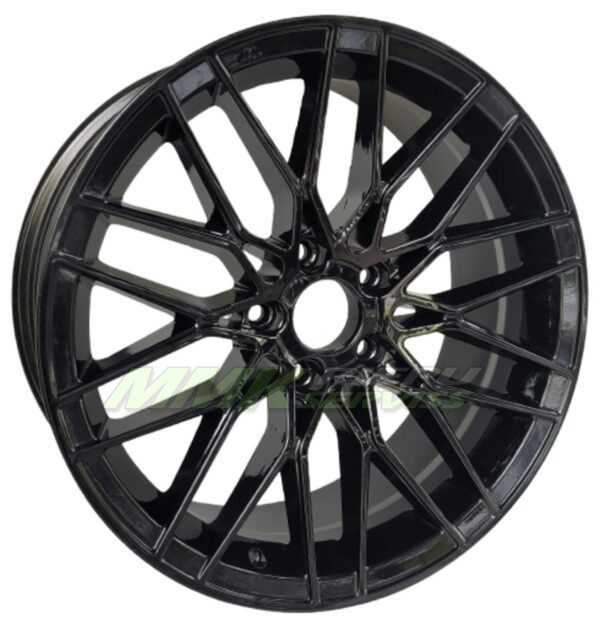 R19X9.5 5X120 ET42 72.6 EMR W7926 Deep Black Gloss - Aluminija A riepas