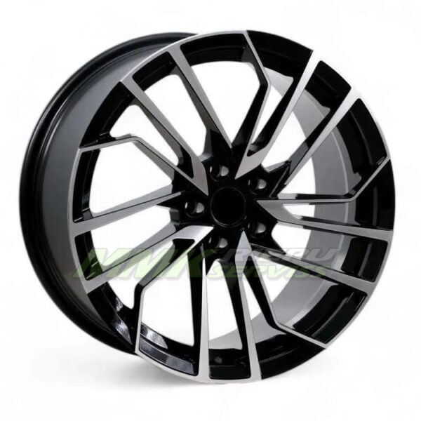R19X9 5X112 ET35 66.45 EMR W7936 Deep Black Diamond Gloss - Aluminija A riepas