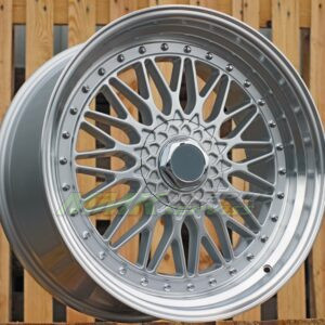 R17X7.5 8X100/108 ET35 73.1 BY479 Silver+Polished Lip (SP) BBS - Aluminija A riepas