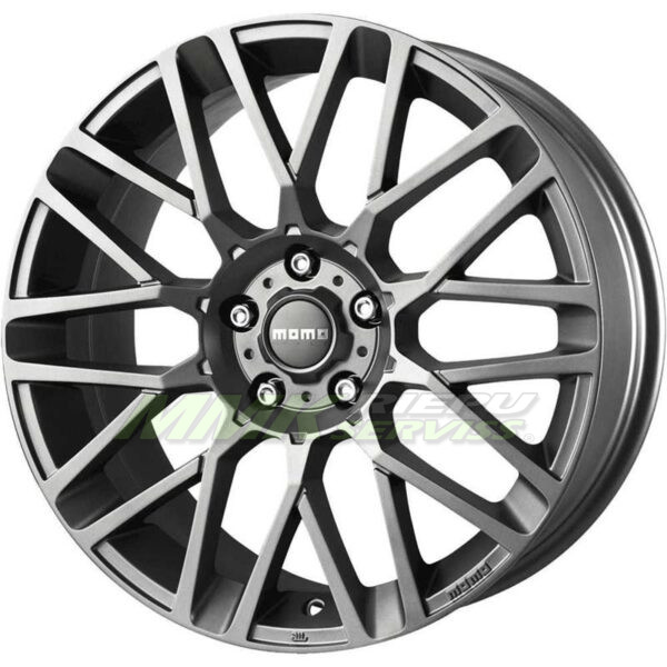 R17X7 5X112 ET45 72.3 Momo Revenge Matt Anthracite - Aluminija A riepas