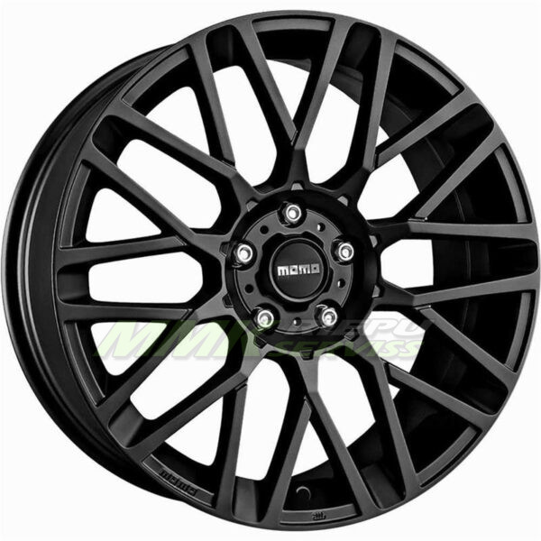 R17X7 5X112 ET45 72.6 Momo Revenge Matt Black - Aluminija A riepas
