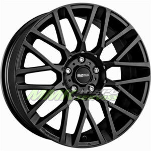 R18X8 5X108 ET45 72.3 Momo Revenge Matt Black - Aluminija A riepas