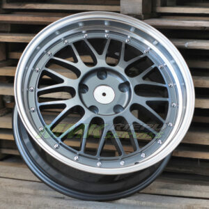 R17X7.5 5X120 ET34 72.6 A1025 Gun Metal+Polished Lip (GMPL) - Aluminija A riepas