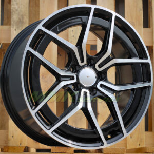 R18X7.5 5X112 ET40 66.6 3S1034 Black Polished (MB) - Aluminija A riepas